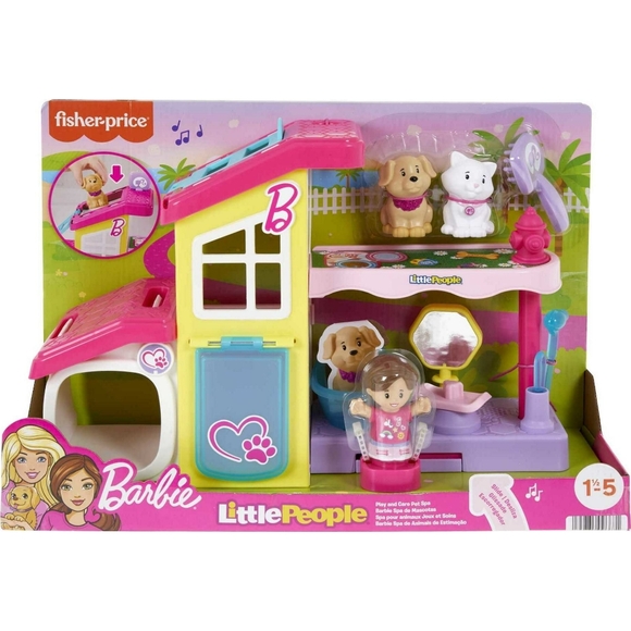 Fisher-Price Little People Barbie Play and Care Pet Spa Musical Toddler Playset. - Picture 6 of 7